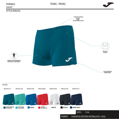 JOMA SHORTS WOMAN HOBBY WHITE