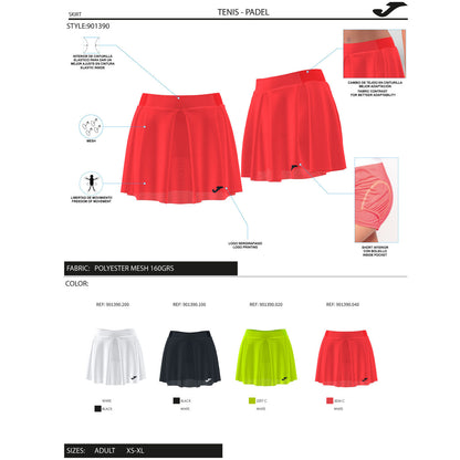 JOMA SKIRT WOMAN BREAK BLACK